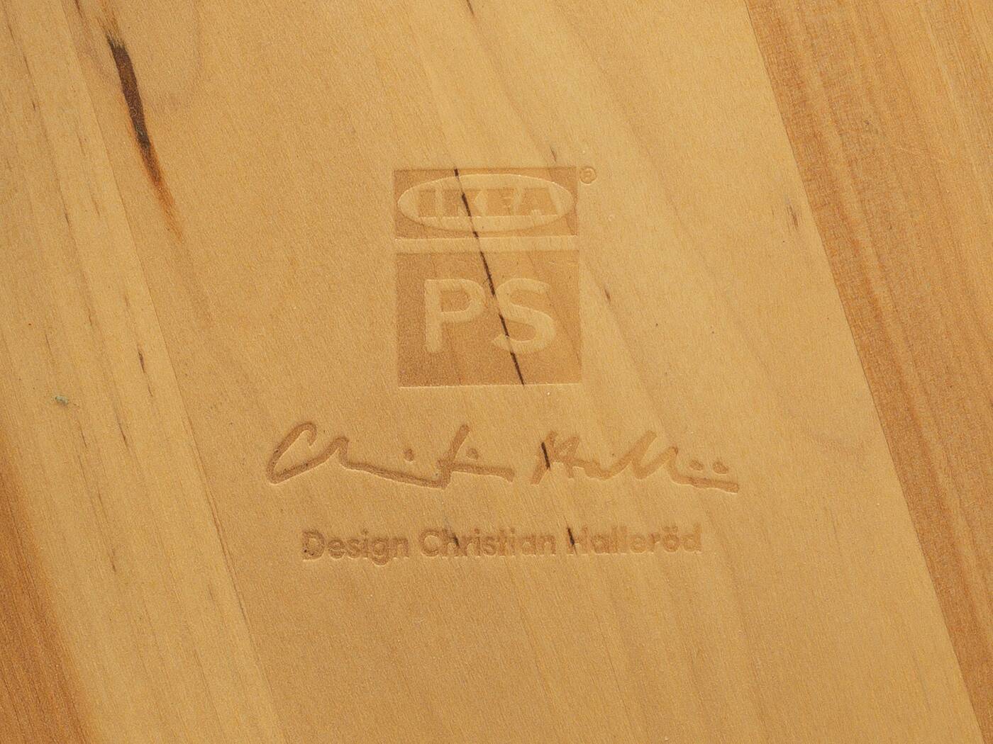 Karljohan side table by Christian Halleröd for IKEA, 1990s, solid oak