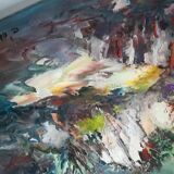 Painting by the seaside Provence C. Charpides