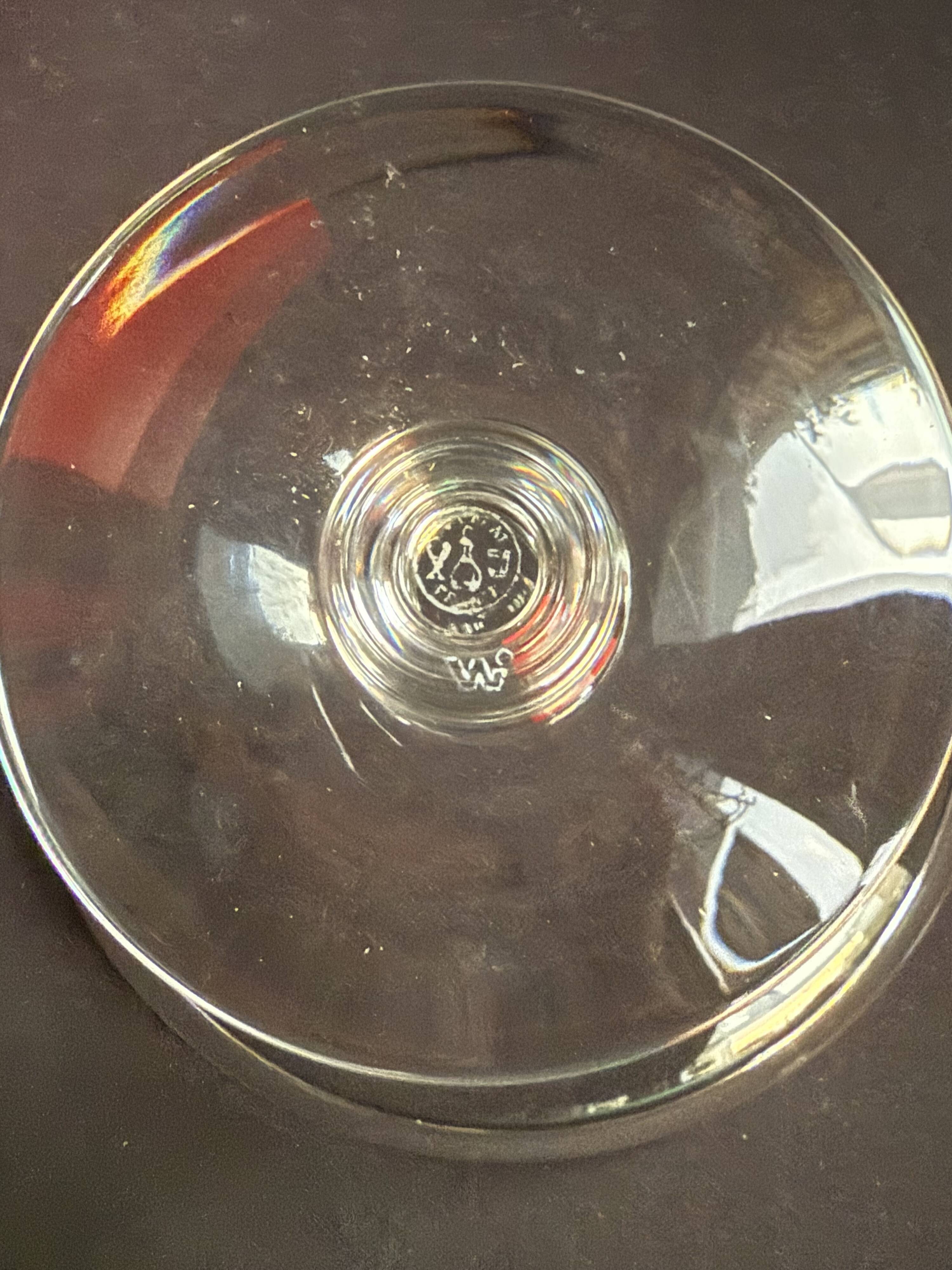 Coupe sur pied Baccarat Vence estampillée en coffret