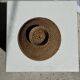 Small bowl on a pedestal made of woven Indonesian rattan D18 H9