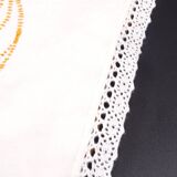 Doily or table path or center of table embroidered around 1970