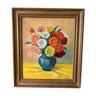 Oil painting bouquet of flowers