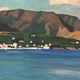 "View of the AGUAY Bay" Oil on canvas by Edmond ASTRUC 20th century