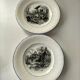 Série complète 12 assiettes Digoin Sarreguemines – Les 12 mois (1900-1920)