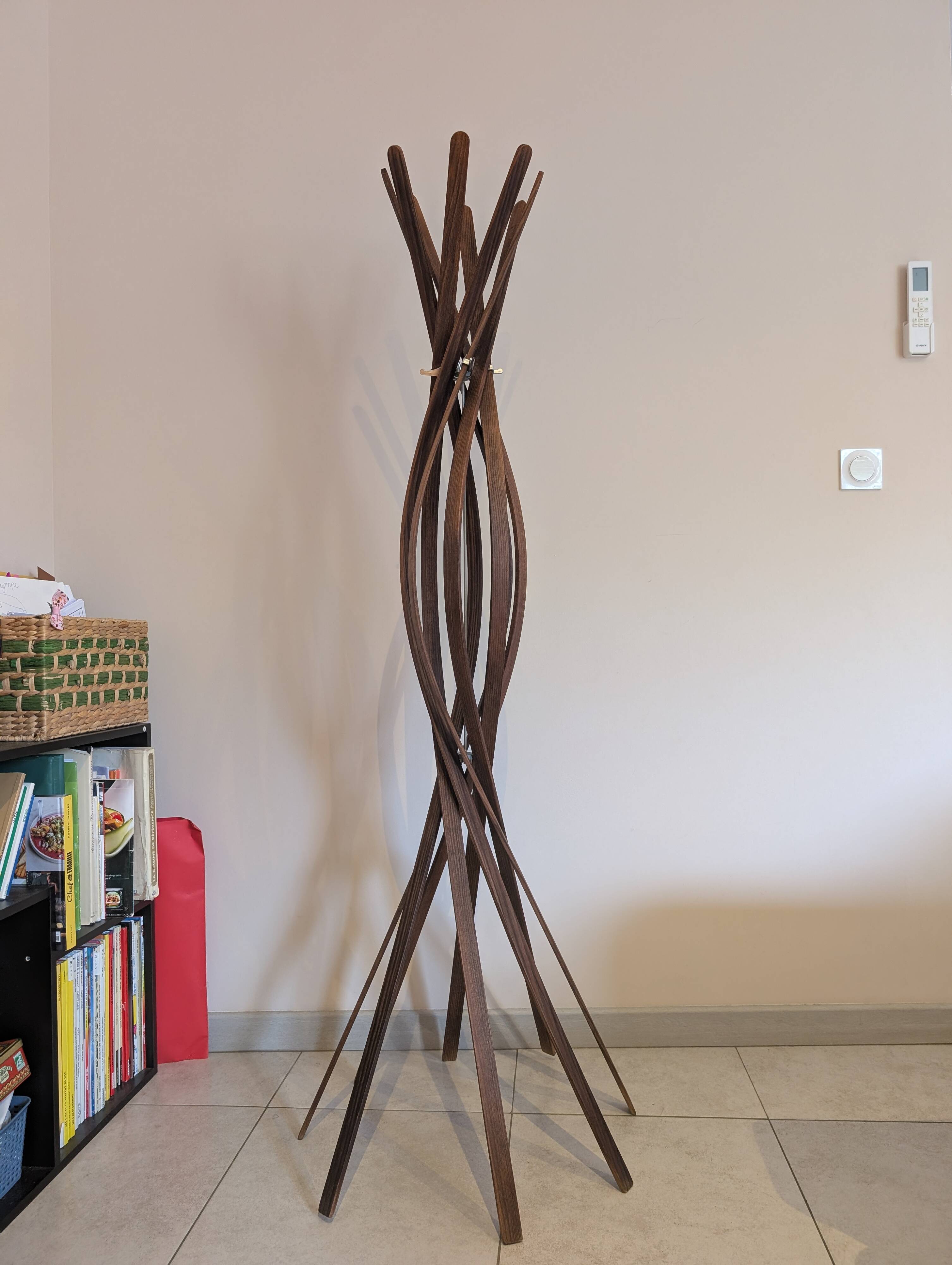 "Twist" coat rack by Burtscher & Bertolini for Casamania