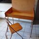 Bureau et chaise enfant vintage design lallemand