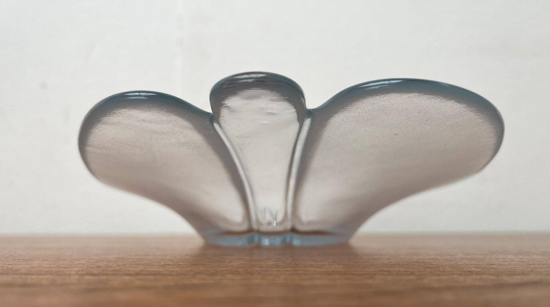 Vintage glass bowl from Holmegaard, 1970s.