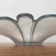 Vintage glass bowl from Holmegaard, 1970s.