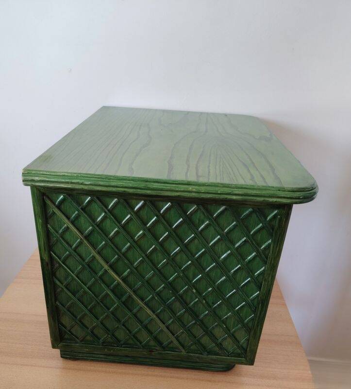 Table d'appoint Maugrion Roche Bobois vintage verte 🌱