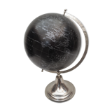 original black world map / metal base