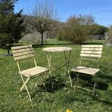 "Bistro Paris" folding set – Table + 2 chairs