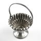 Art Nouveau sugar bowl, pewter or silver-plated metal, Sweden, early 20th century