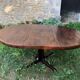 Baumann round extendable table