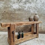 Antique workbench bathroom furniture or side table