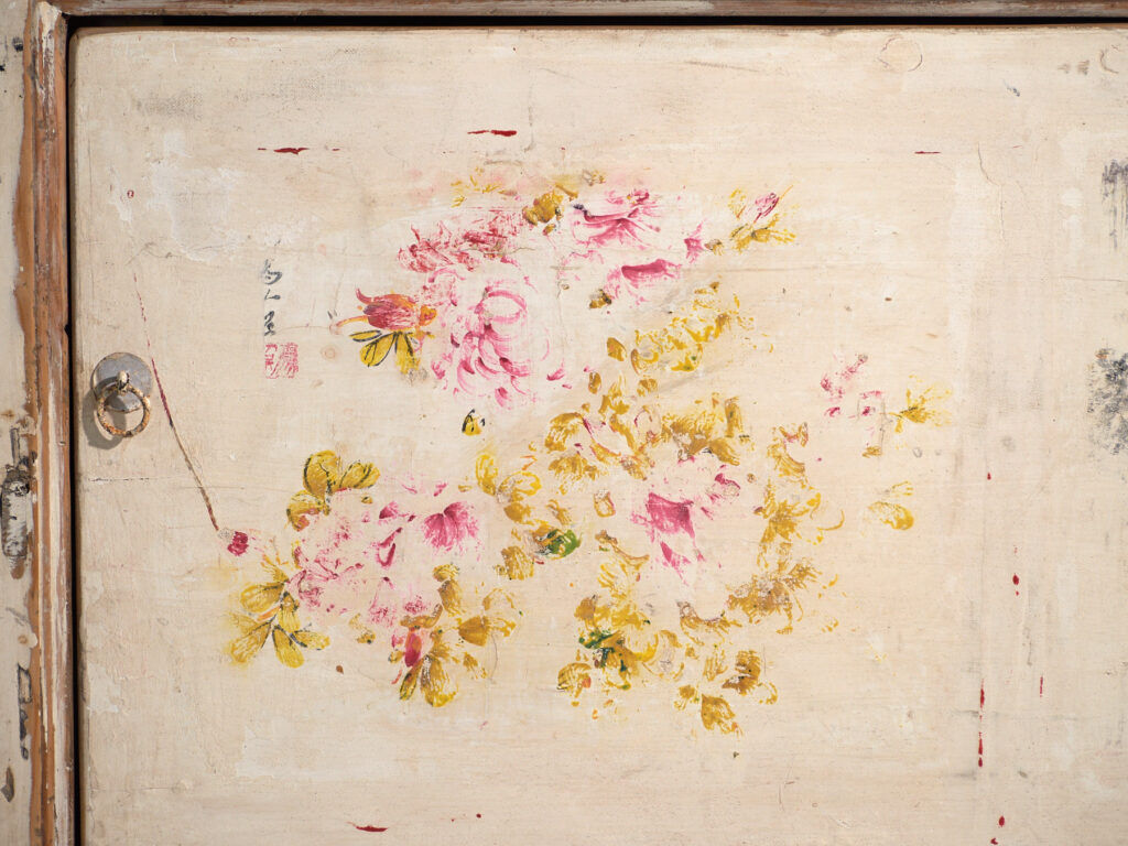 Antique buffet painted in pine wood – China, circa 1930
