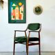 Oak Chair, Denmark 1960s/1970s, Mid-C, Vintage