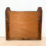 Art Deco style mirror in carved wood