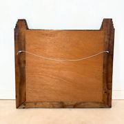 Miroir de style « Art déco » en bois sculpté