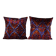 Set of 2 vintage velvet cushion covers 51x51 cm
