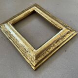 Small golden frame with old keys 10x12cm
