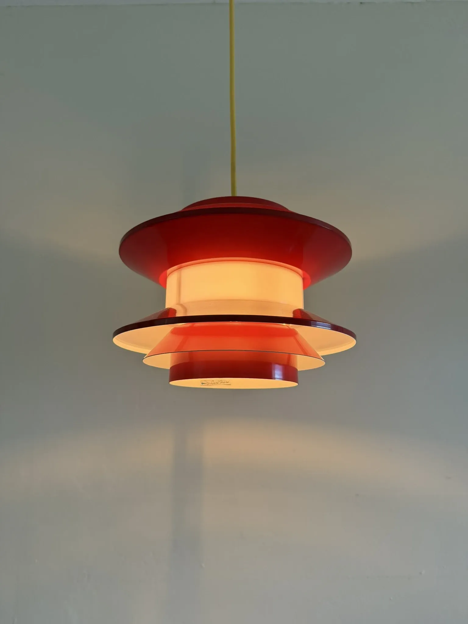 Vintage Carl Thore Trava pendant - Swedish design lamp