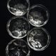 Lot de 5 coupes à champagne en cristal Baccarat modèle Talleyrand