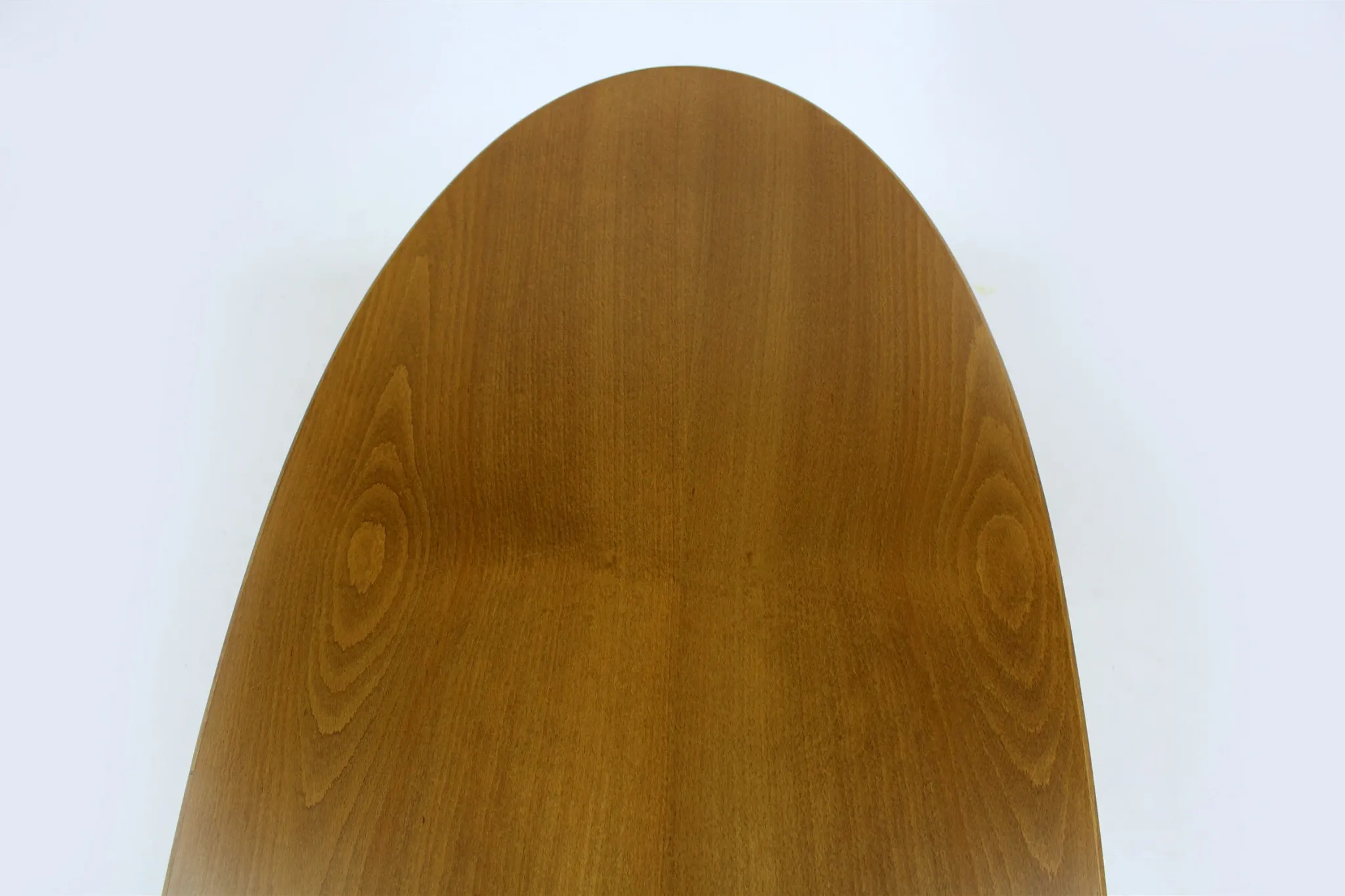 Mid-Century Modern Oval Tulip Coffee Table from Drevotvar, 1960s