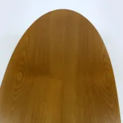 Mid-Century Modern Oval Tulip Coffee Table from Drevotvar, 1960s