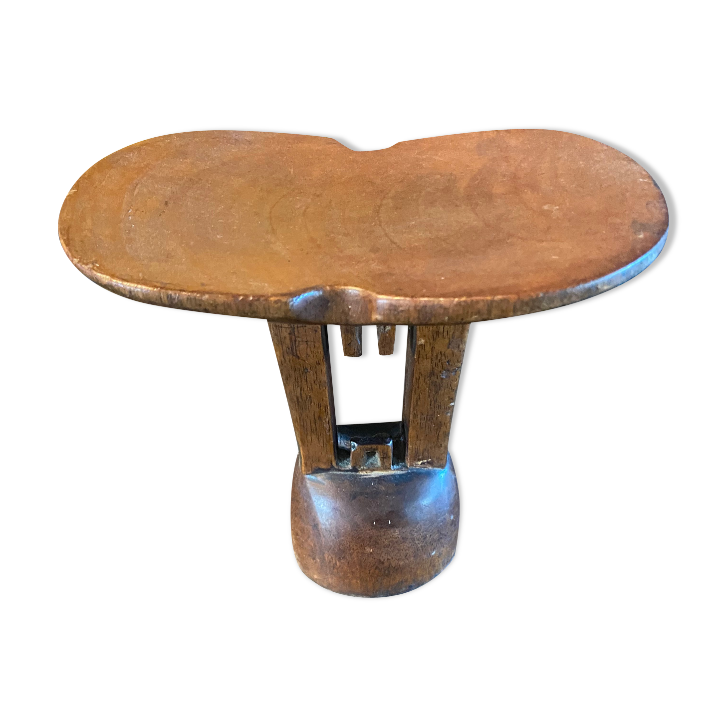 Old neck support, Banio/Me'en, Omo Valley, Ethiopia, dense wood
