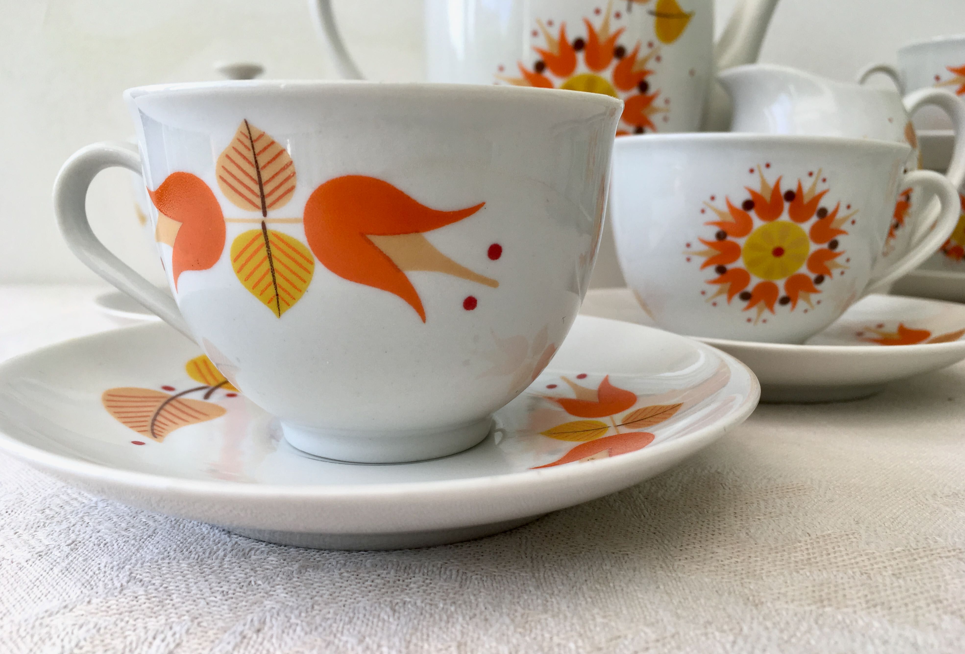 1970 vintage Italian coffee service