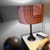 Foot lamp tulip Paloma seventies pattern