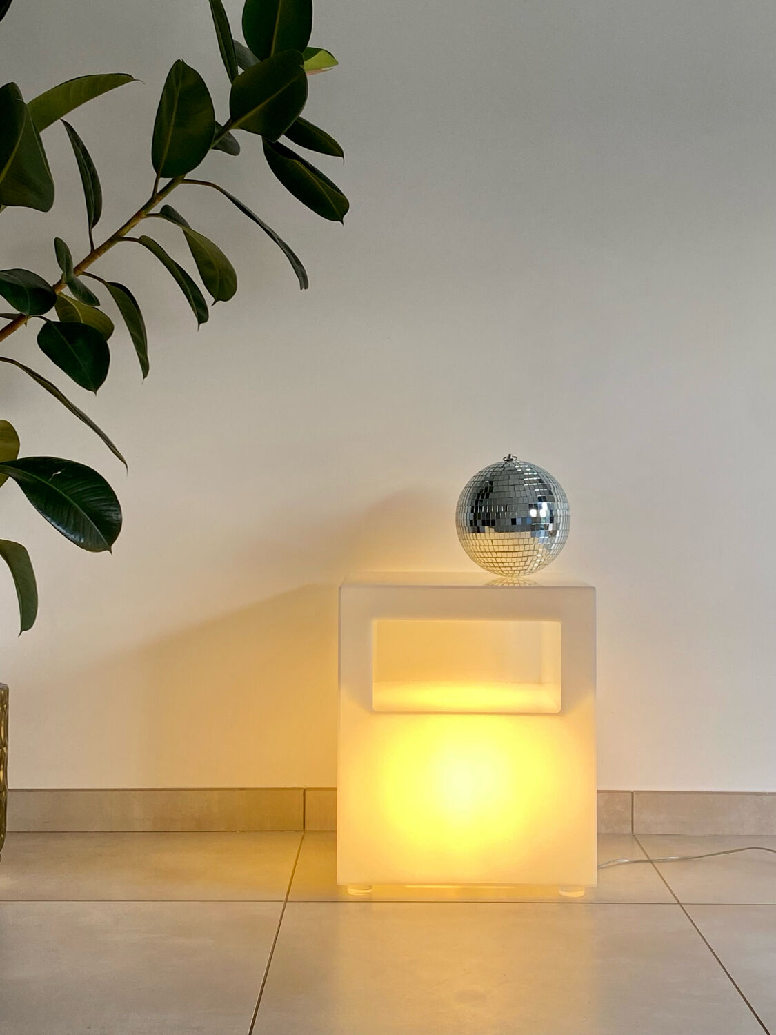 Vintage bedside table