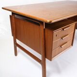 Desk Model 75 Made In Teak By Omann Junior Møbelfabrik From 1960s