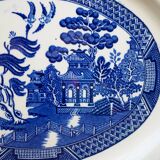 Antique Blue Willow patterned plate: Fenton James Kent, China, circa 1910