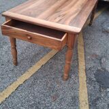 Walnut farmhouse table