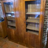 Art Deco mahogany library from the 1930s.