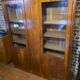 Art Deco mahogany library from the 1930s.