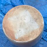 Glazed stoneware pot with handles