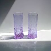6 verres à long drink Alexandrite - Italie des années 1970