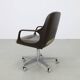 Chaise de conférence sur roulettes par Chromcraft, années 1970