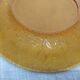 Dessert plates old amber flowers vintage lot of 6