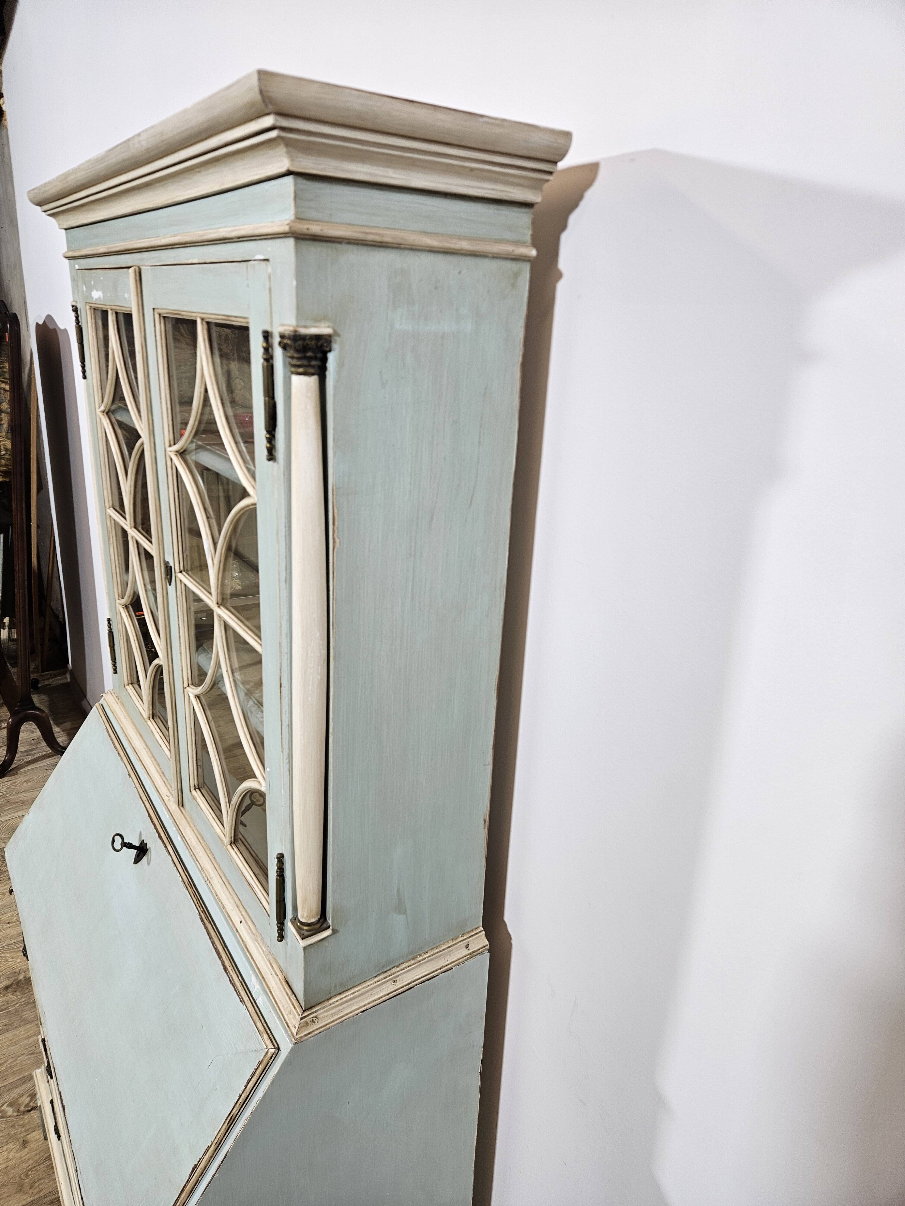 Secretary with a Biedermeier extension, Bookcase, first half of the 19th
