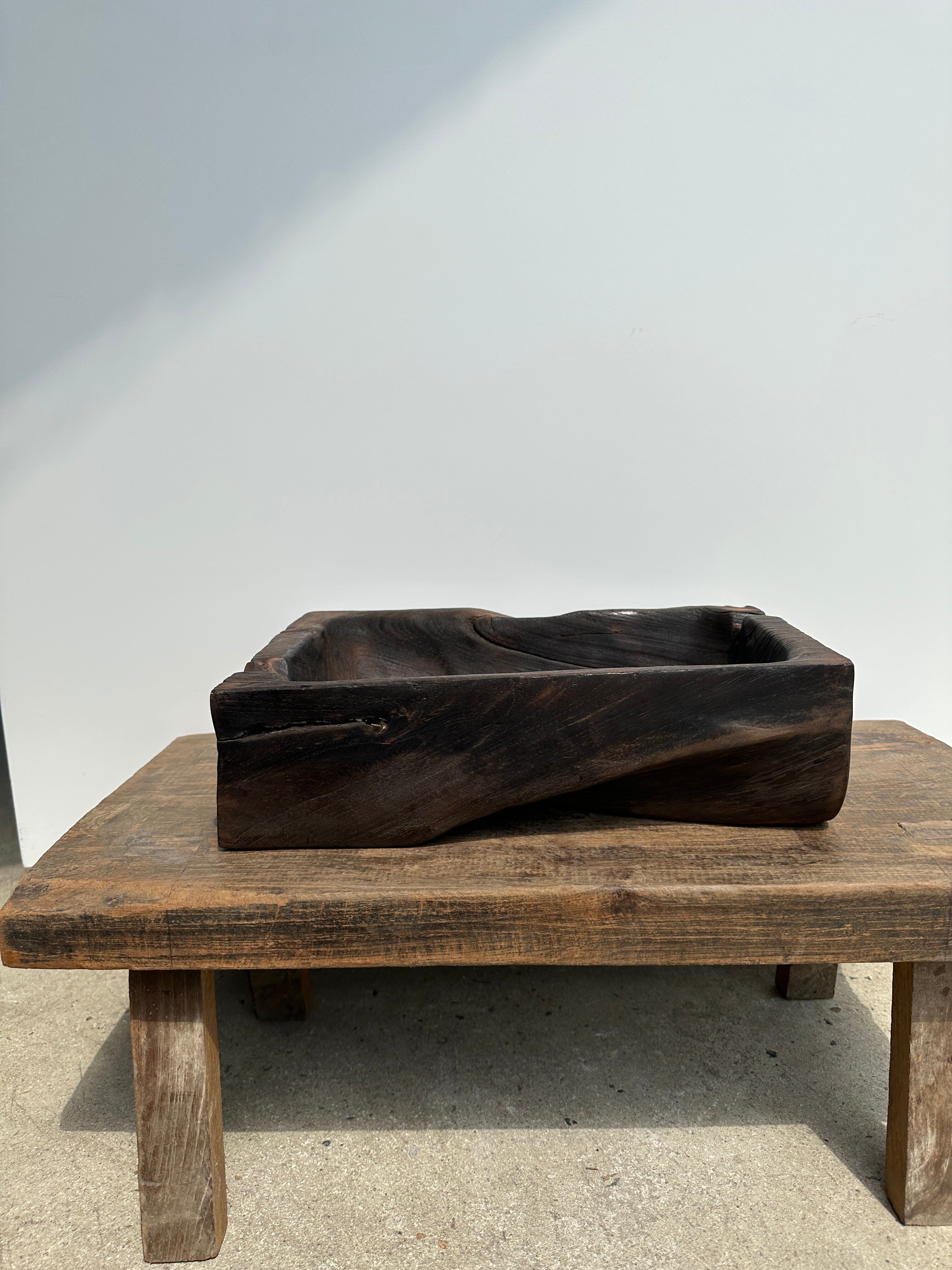 Asian teak empty pocket