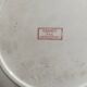 Lot of 2 Antique Plates Sarreguemines Model Carmen Red (Li)