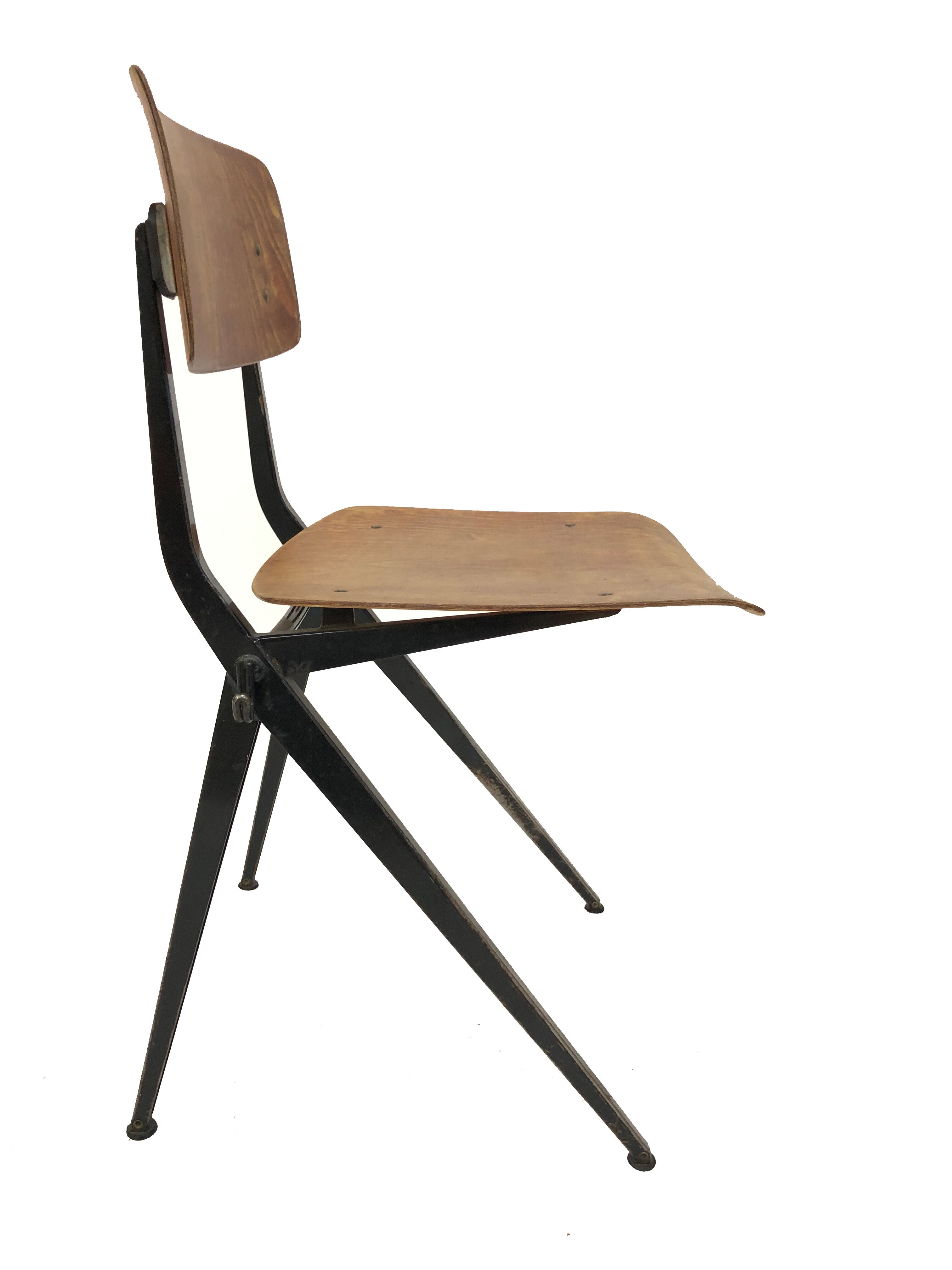 Ensemble de 4 chaises Spin Chair 102 Ynske Kooistra pour Marko Holland, Pays-Bas des années 60