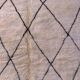 Moroccan rug Beni M'Rirt white - 224 x 294 cm