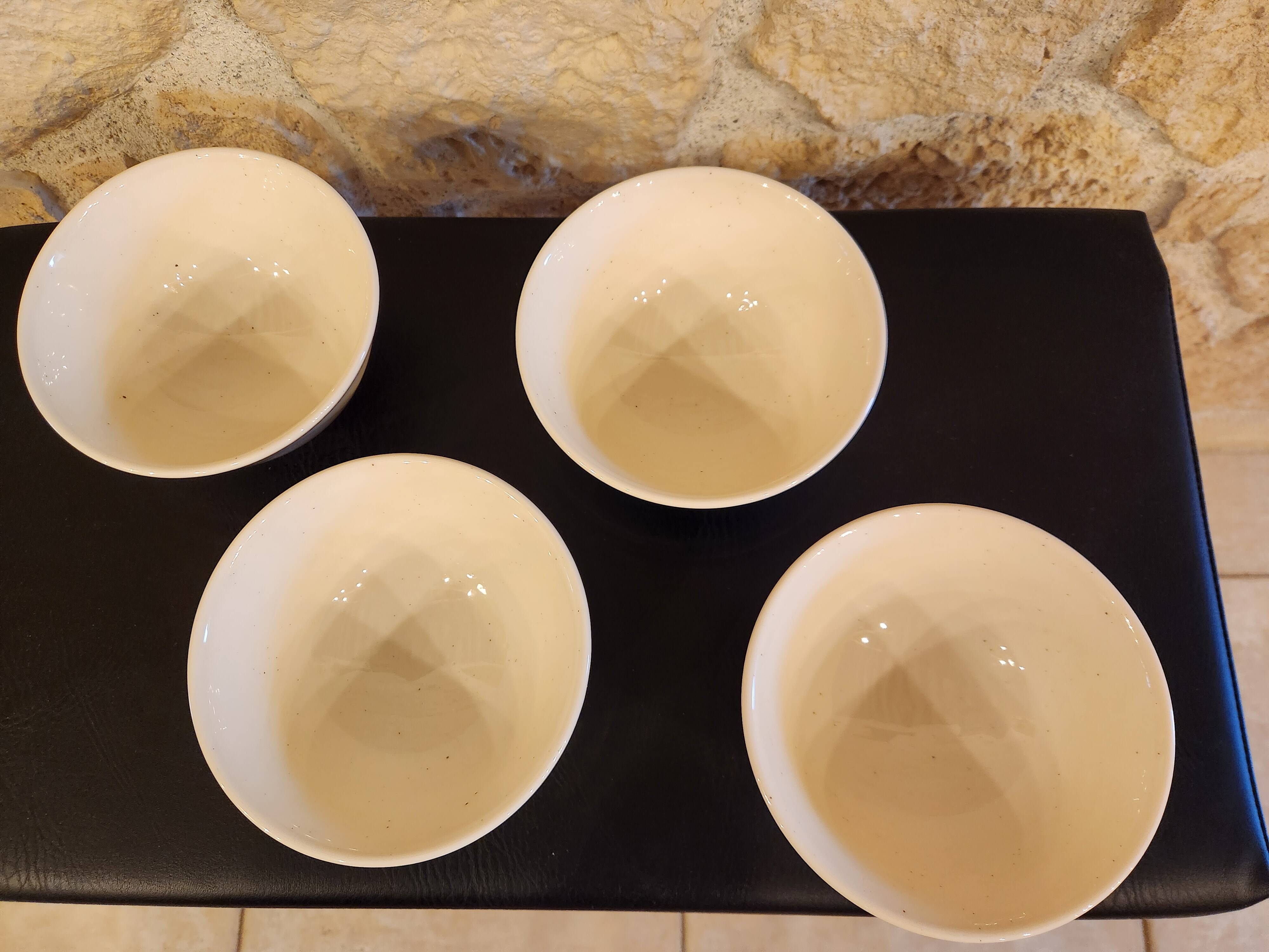 Set of 4 Quadripoguo ceramic bowls from Italy