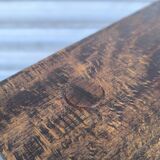 Solid wood tripod stool