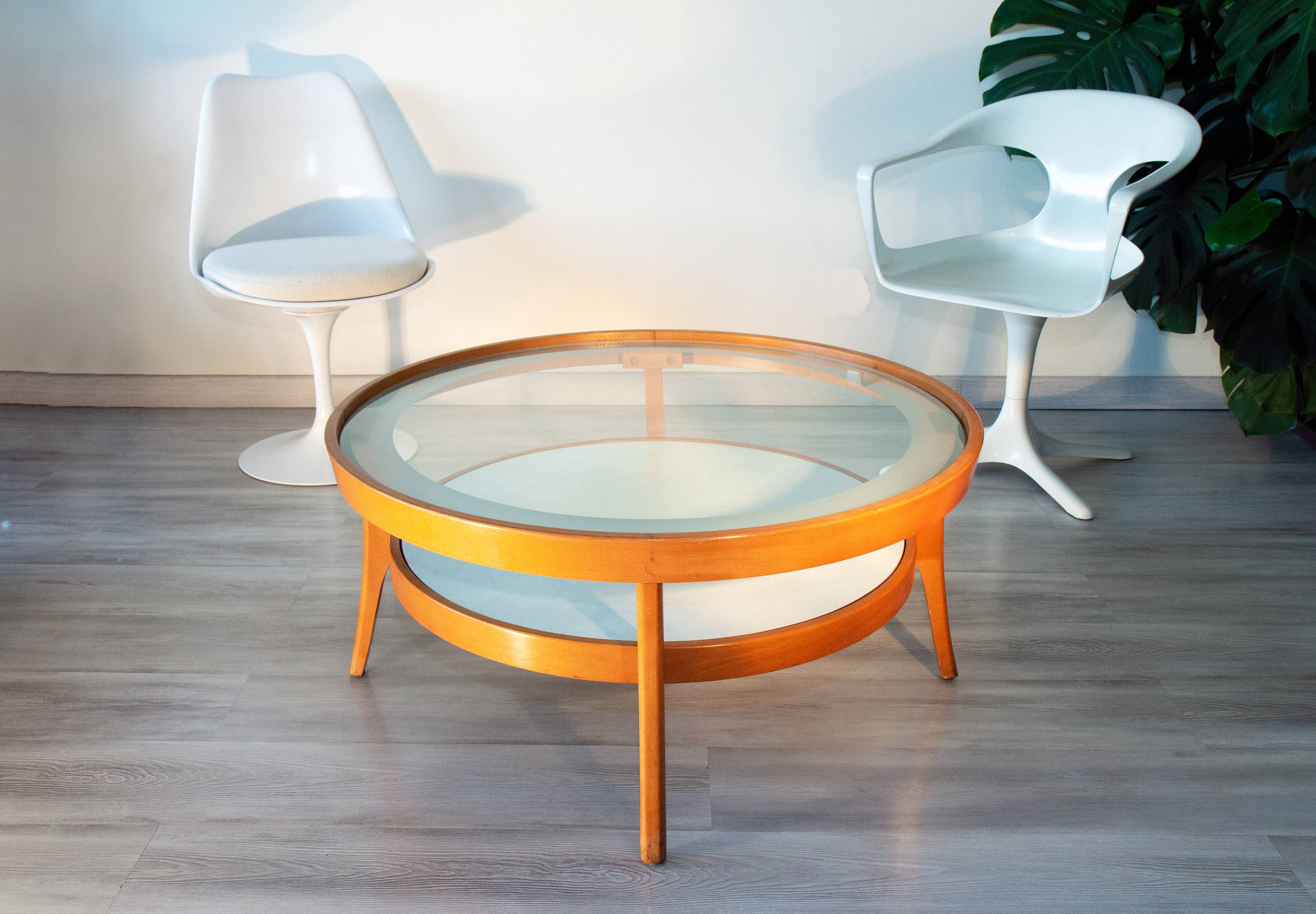 Baumann coffee table designed by Pagnon Pelhaître, 1990