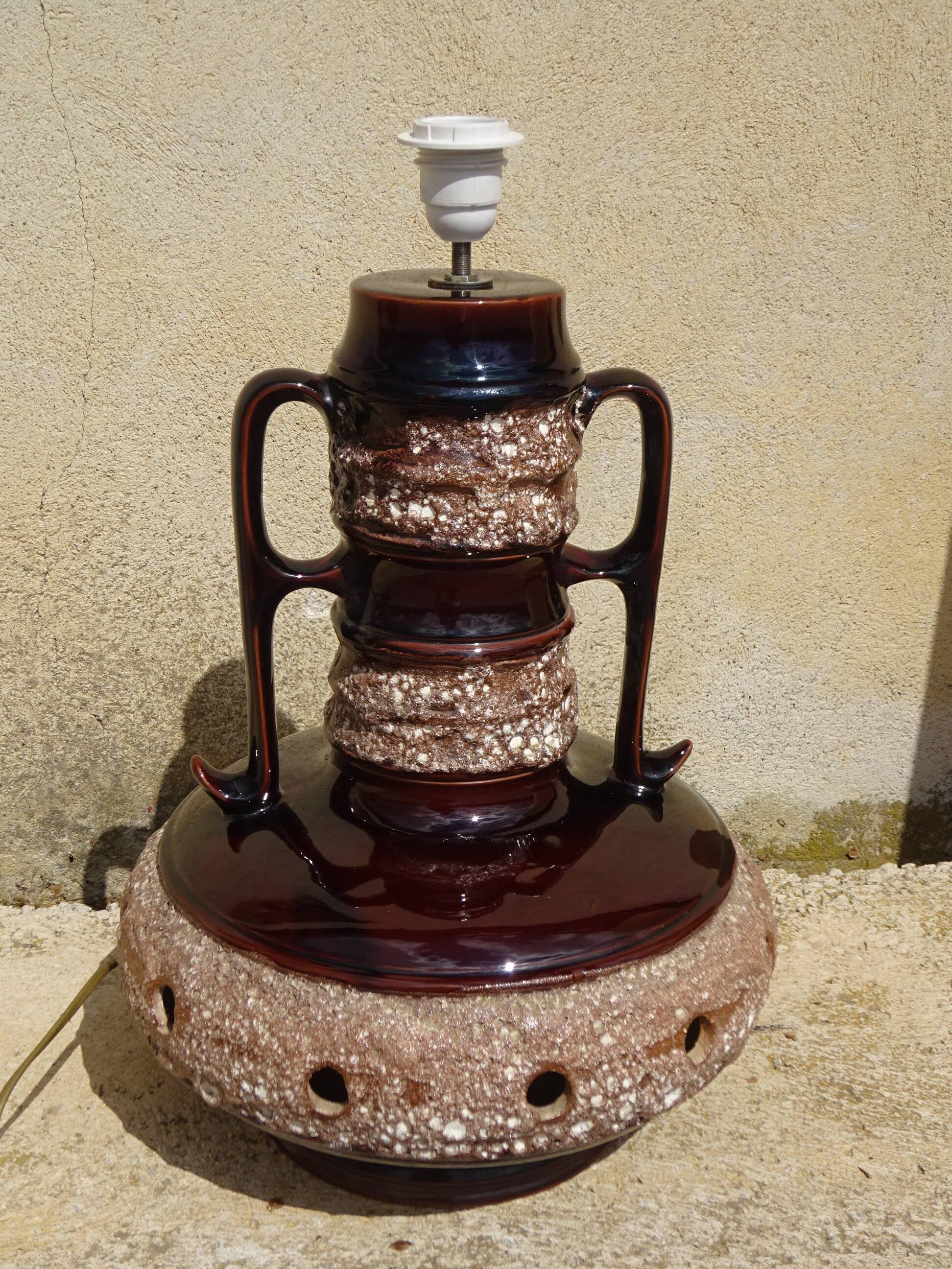 Large vintage floor lamp, 132 cm